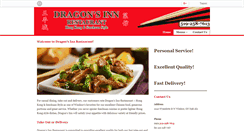 Desktop Screenshot of dragonsinnrestaurant.com